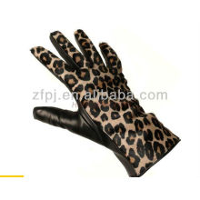 Dame Leopard Korn Handschuhe Leder Handschuhe